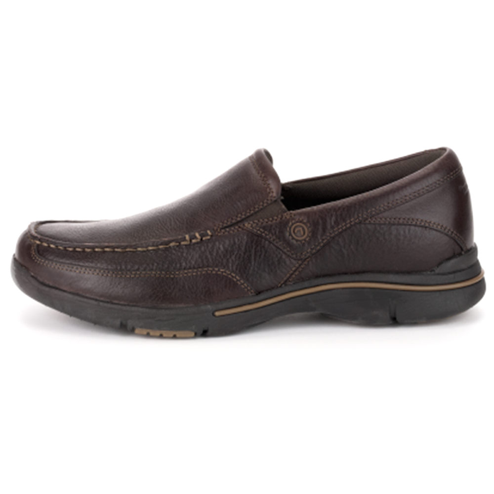 Slip-Ons Rockport Hombre Mexico - City Play Eberdon Marrom Oscuro - RBMHW1872